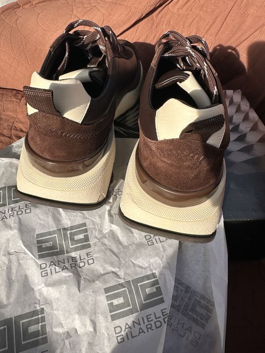 Чисто нови естествена кожа дамски кафяви