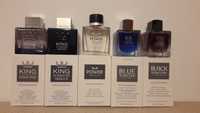 Parfum antonio banderas black blue seduction secret golden mediteraneo