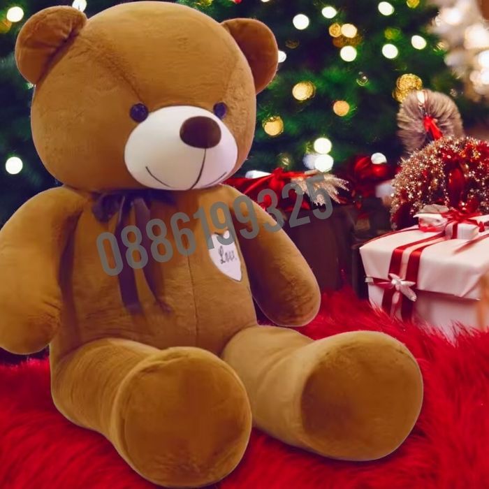 Голямо плюшено кафяво Мече 120см, Голяма кафява мечка