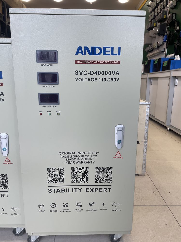 Стабилизатор напряжения-ANDELI/STABILIZATOR-QR SVC-40 kva