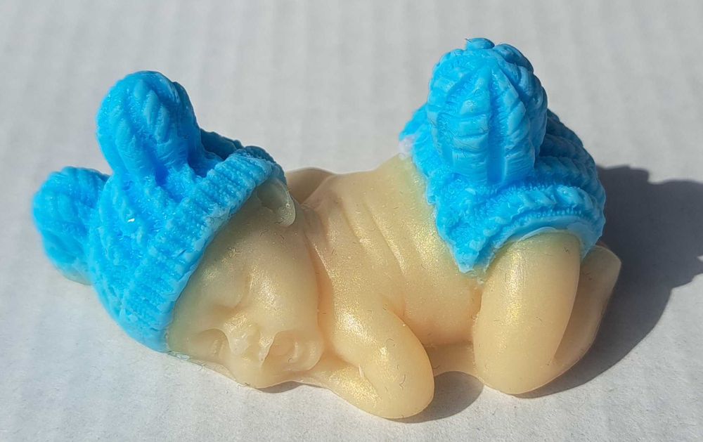 Сапунче за подарък бебе ръчно изработено