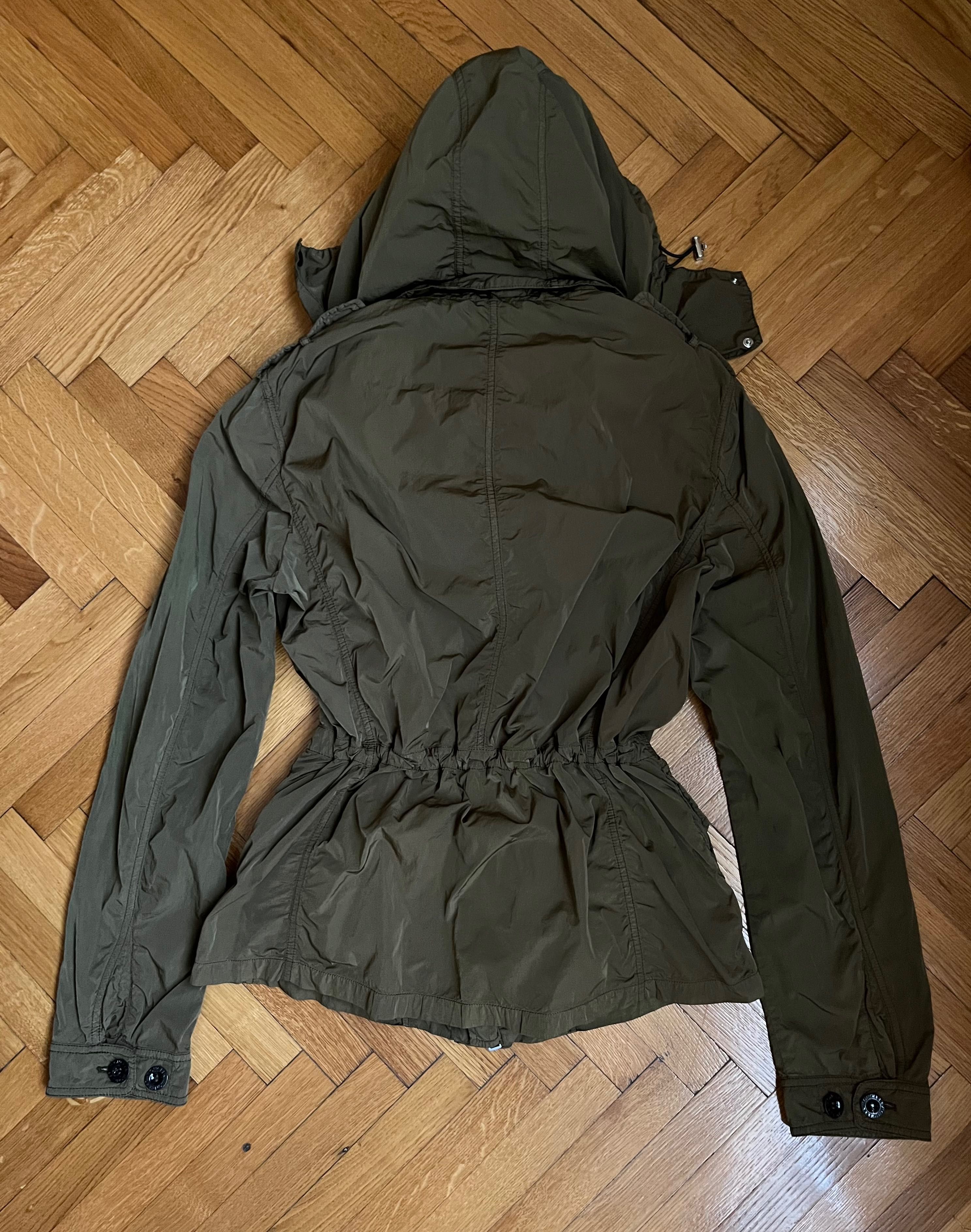 Moncler hooded rain jacket dama