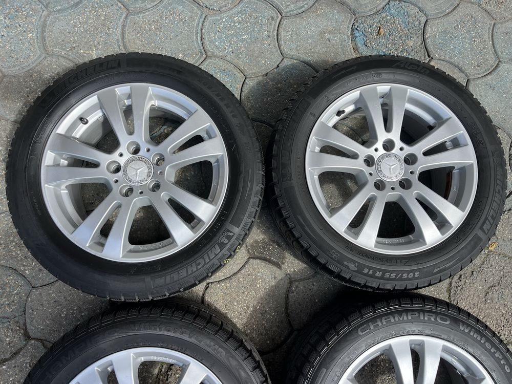 Jante 5x112mm, 205/55 R16 Mercedes Clasa A, B, C, VW, Audi, Seat Skoda