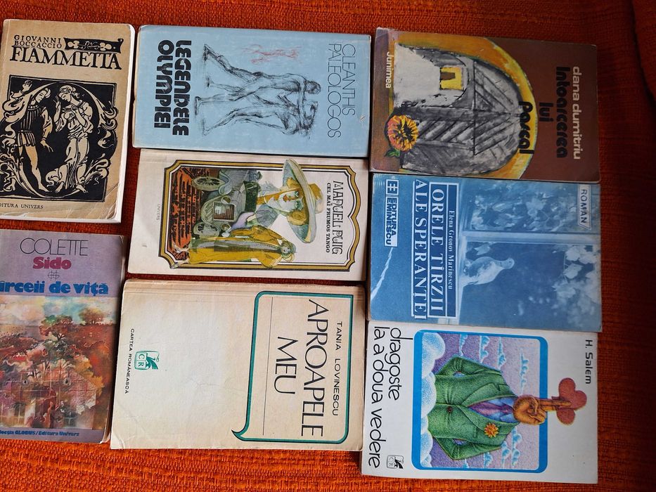 Carti beletristica (vechi) -  Lot 2-9   (buc = 8)