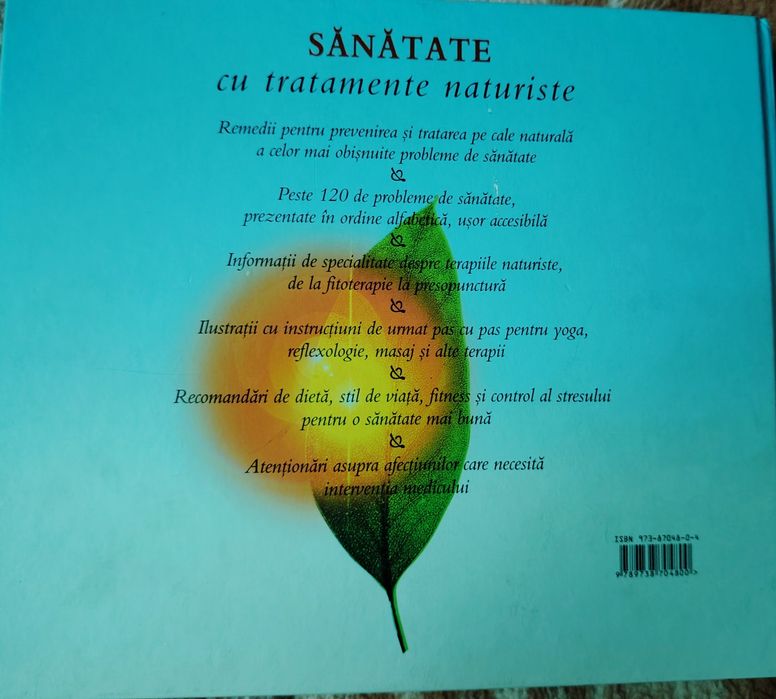 Carte  deosebita Sanatate cu tratamente naturiste