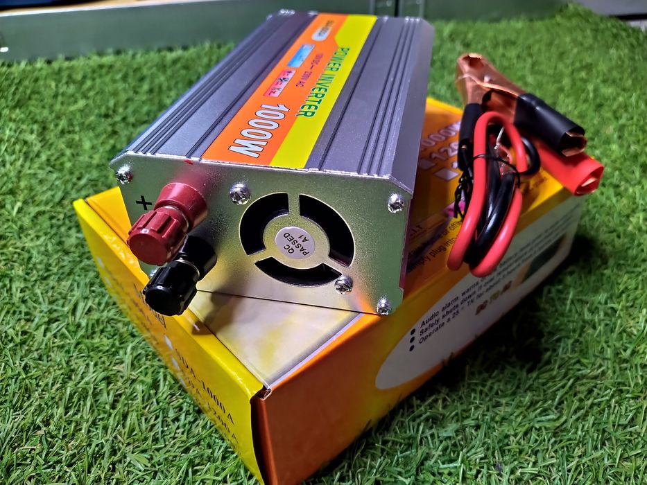 Invertor Auto 1000W 12V-230V AC, 220V Camping, Pescuit