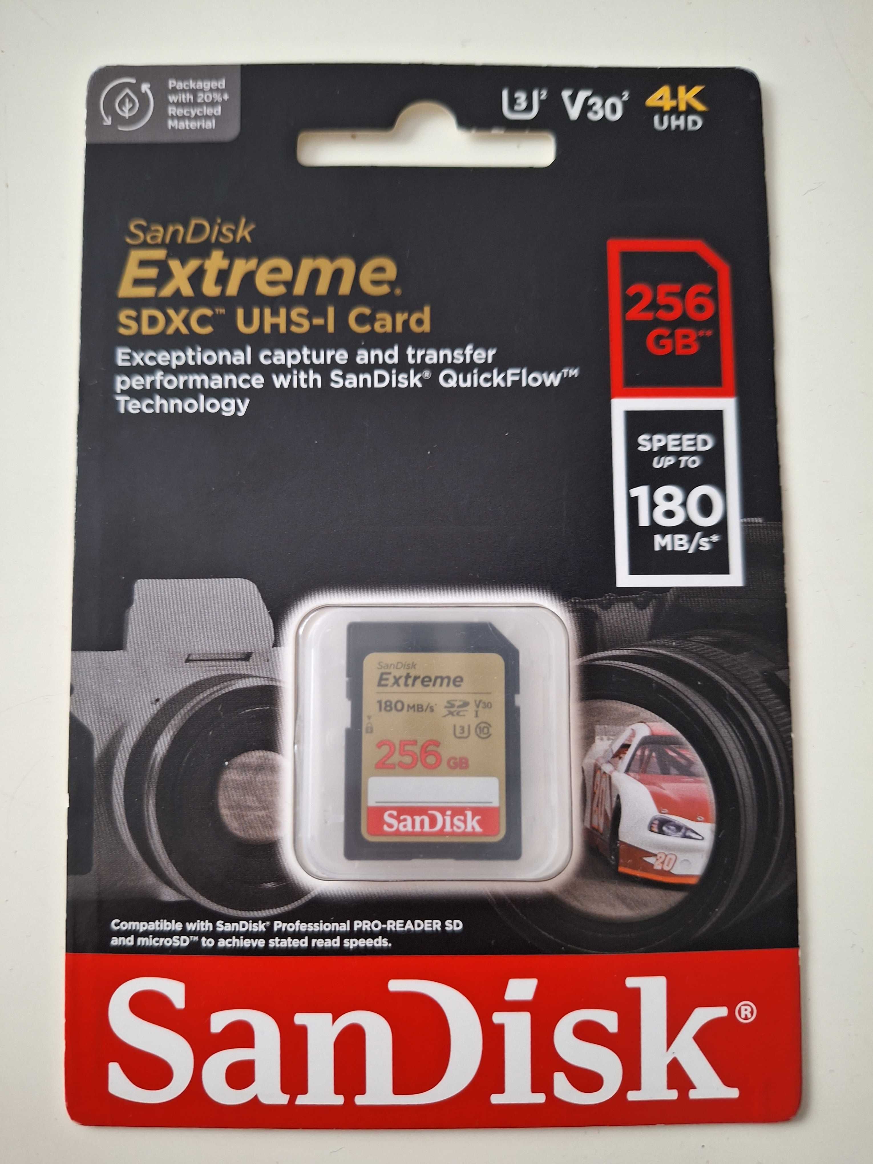 Sony SDXC 128 gb,SanDisk Extreme 256 Gb