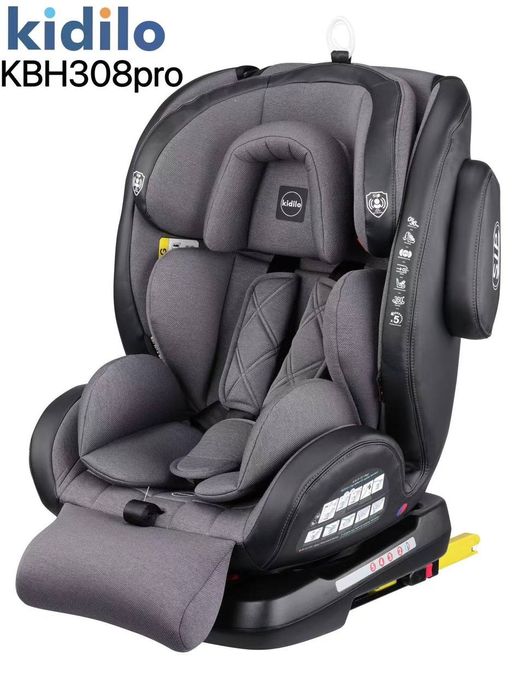 Универсальное Автокресло isofix 0 + 36 кг Положение меняется на 360 гр
