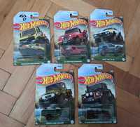 Machete HotWheels - set Mud Racers 2002 complet (SUV, Jeep)