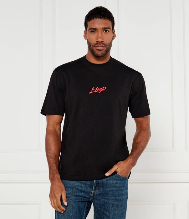Hugo Dlogotee Черна Тениска XS