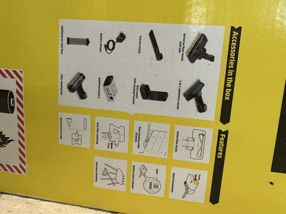 Беспроводной пылесос Karcher