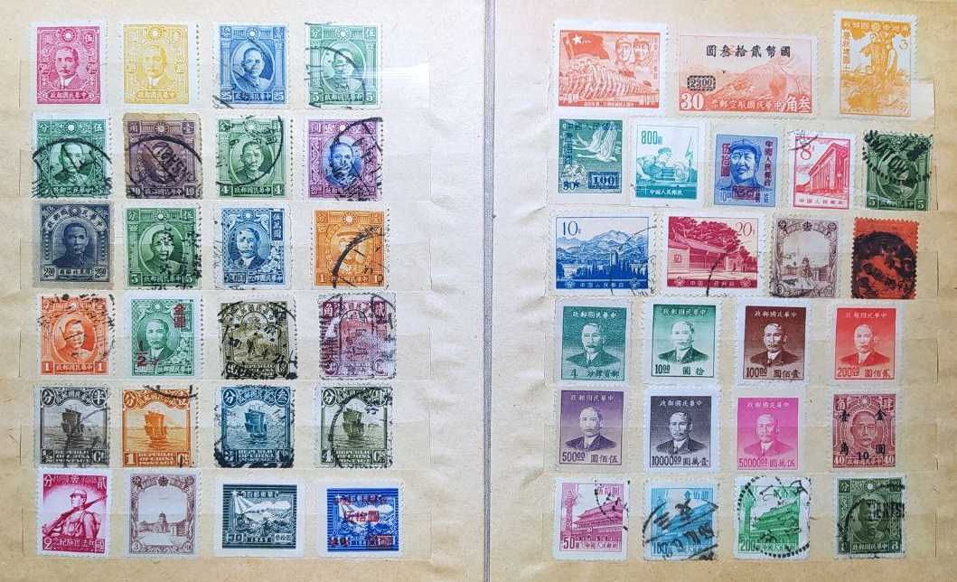 Коллекция марок Китая и Вьетнама