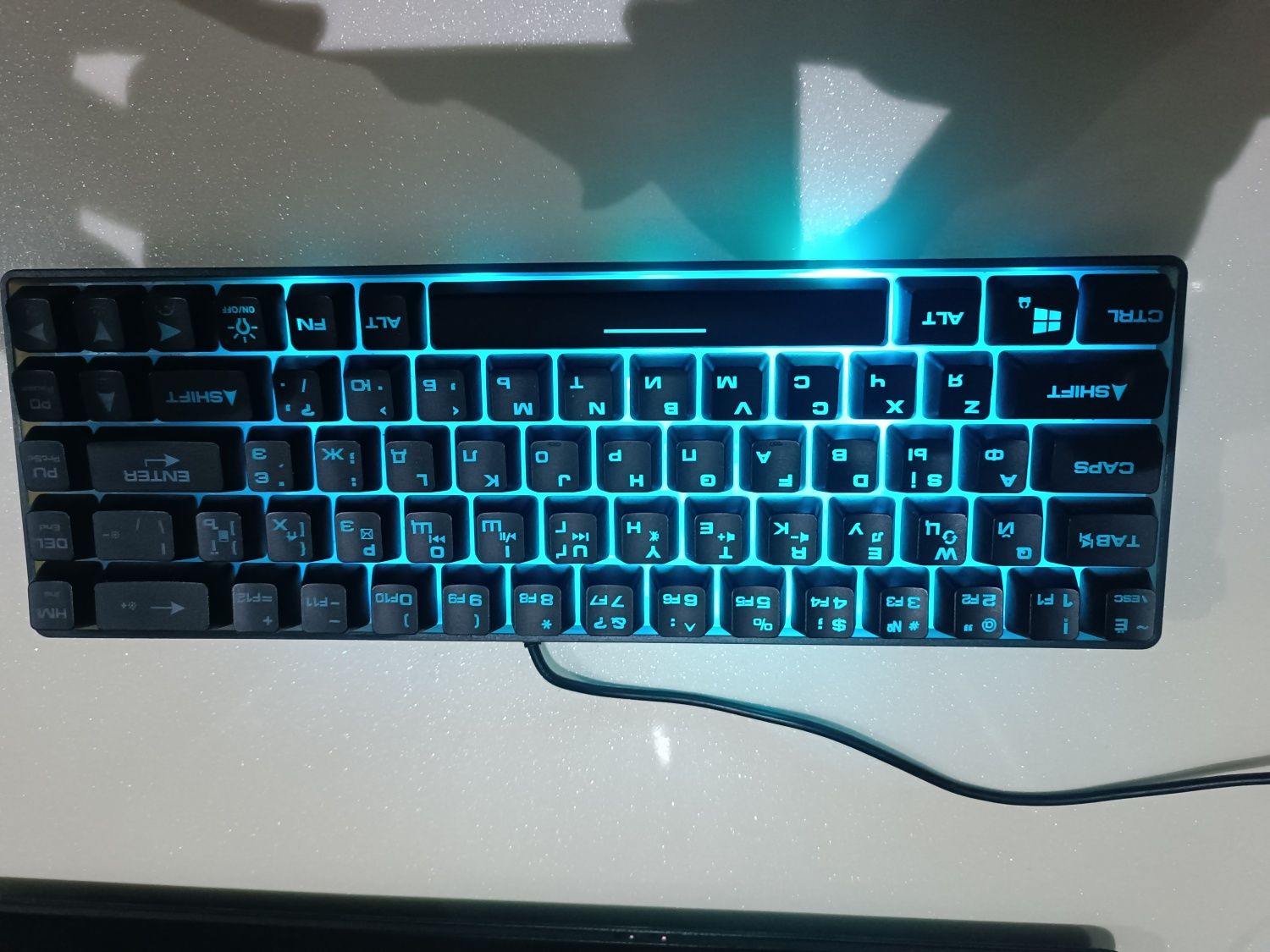 Клавиатура 2E gaming keyboard KG345 RGB 68 key