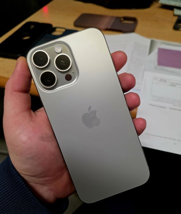 IPhone 16 Pro Max 256gb Natural Titan! Като нов! Гаранция!