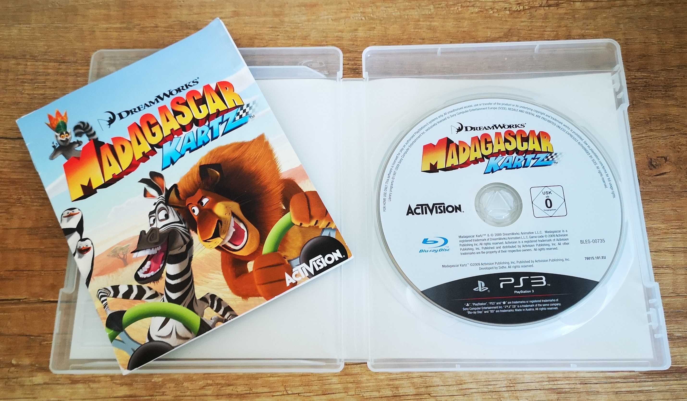 PS3 Madagascar Kartz Sony PlayStation 3 DreamWorks