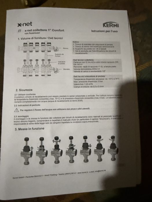 Distribuitor incalzire in pardoseala