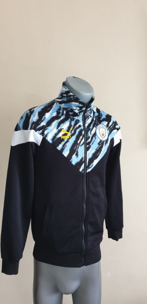 Puma Man City Full Zip / XS - S НОВО! ОРИГИНАЛ Мъжко Горнище с цял цип