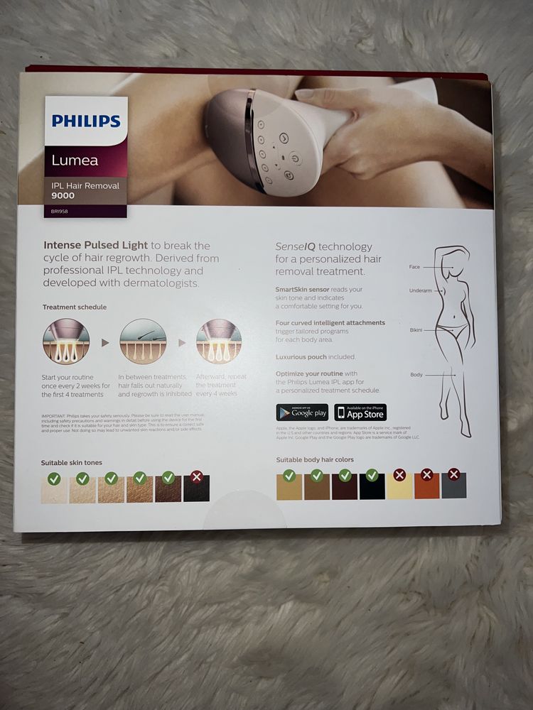 Фотоепилатор Philips Lumea BRI958/00