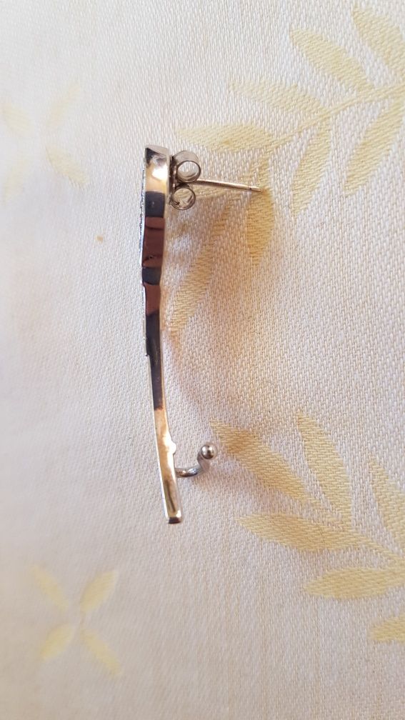 Vand cercel earcuff NOU din argint