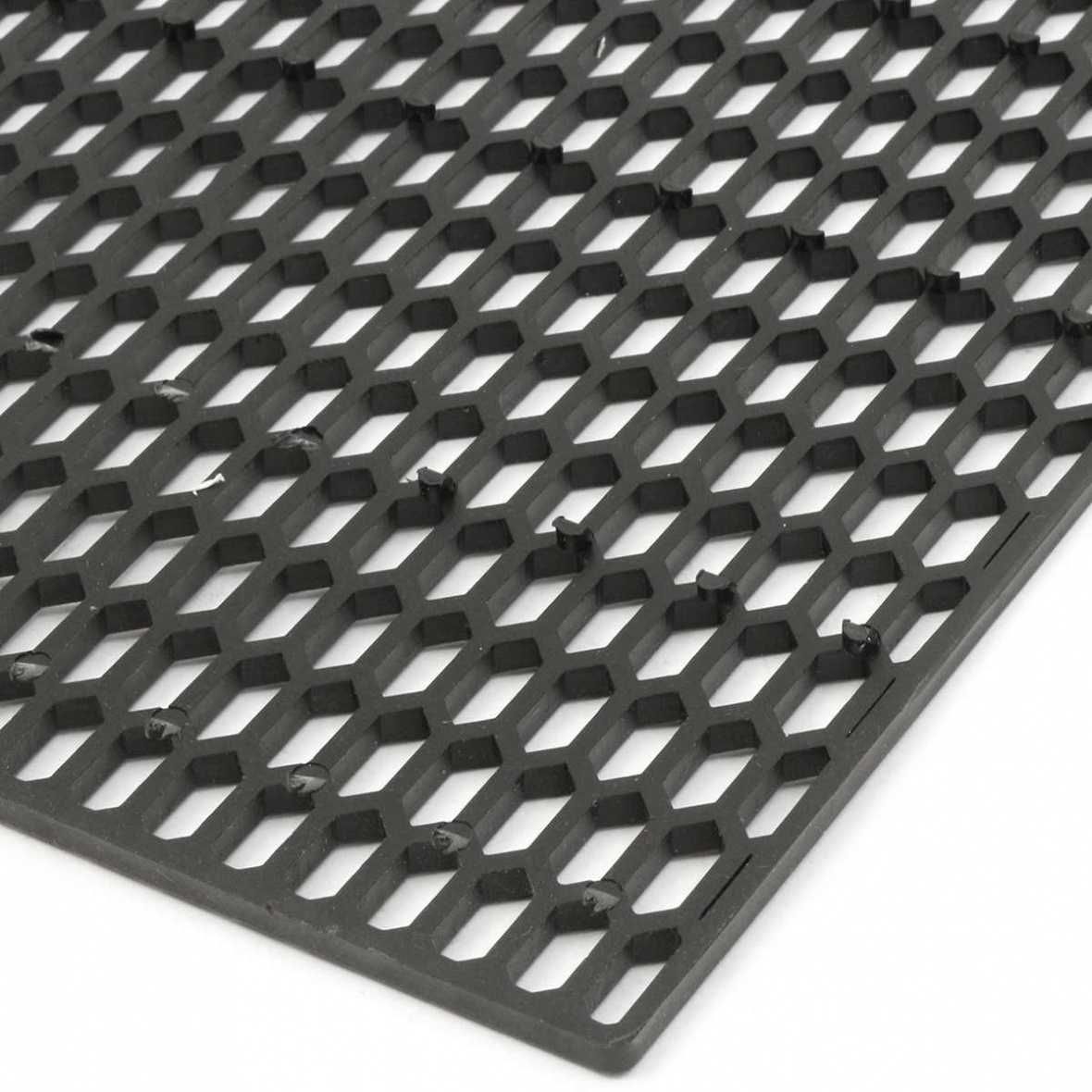 Мрежа декоративна черна ABS Tuning Racing Car Grill Mesh - 120х40см.