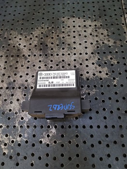Modul calculator gateway skoda superb 2 3t facelift 7n0907530aq 5wk50038c