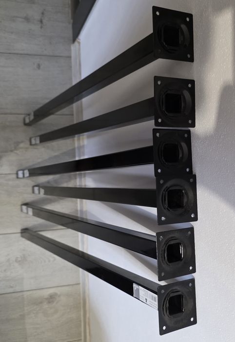 Picioare metalice de masa 2.5x2.5x80 cm