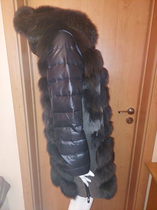 Зимни палта естествен косъм