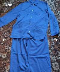 Мъжка пижама синя