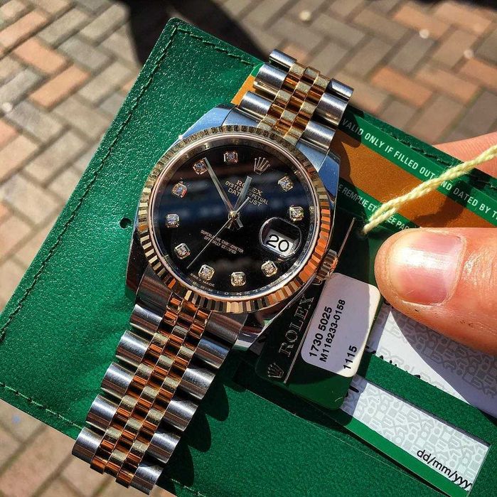 Дамски Rolex datejust 36mm двуцветен 2