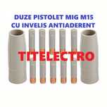 Set 12 duze pistolet sudura MIG-MAG M15 cu invelis antiaderent