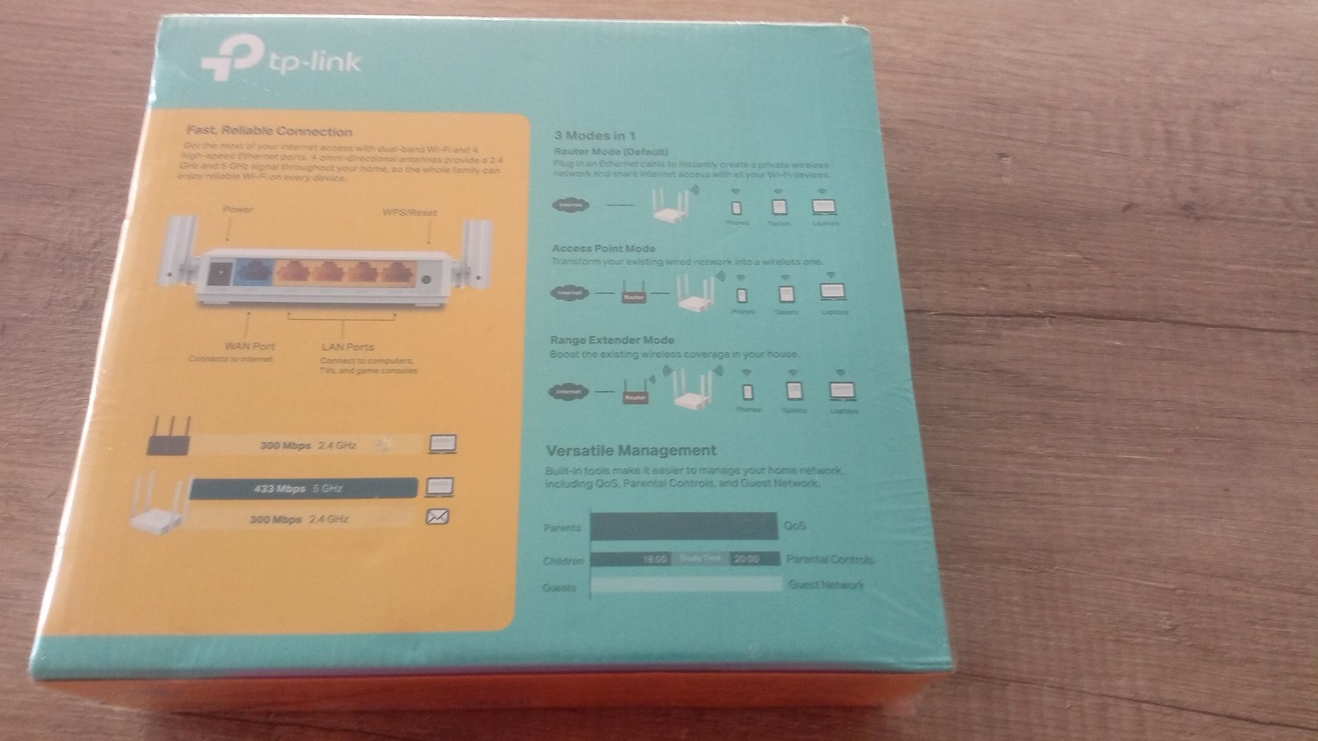 Рутер Wi-Fi TP-Link ARCHER C24 AC750