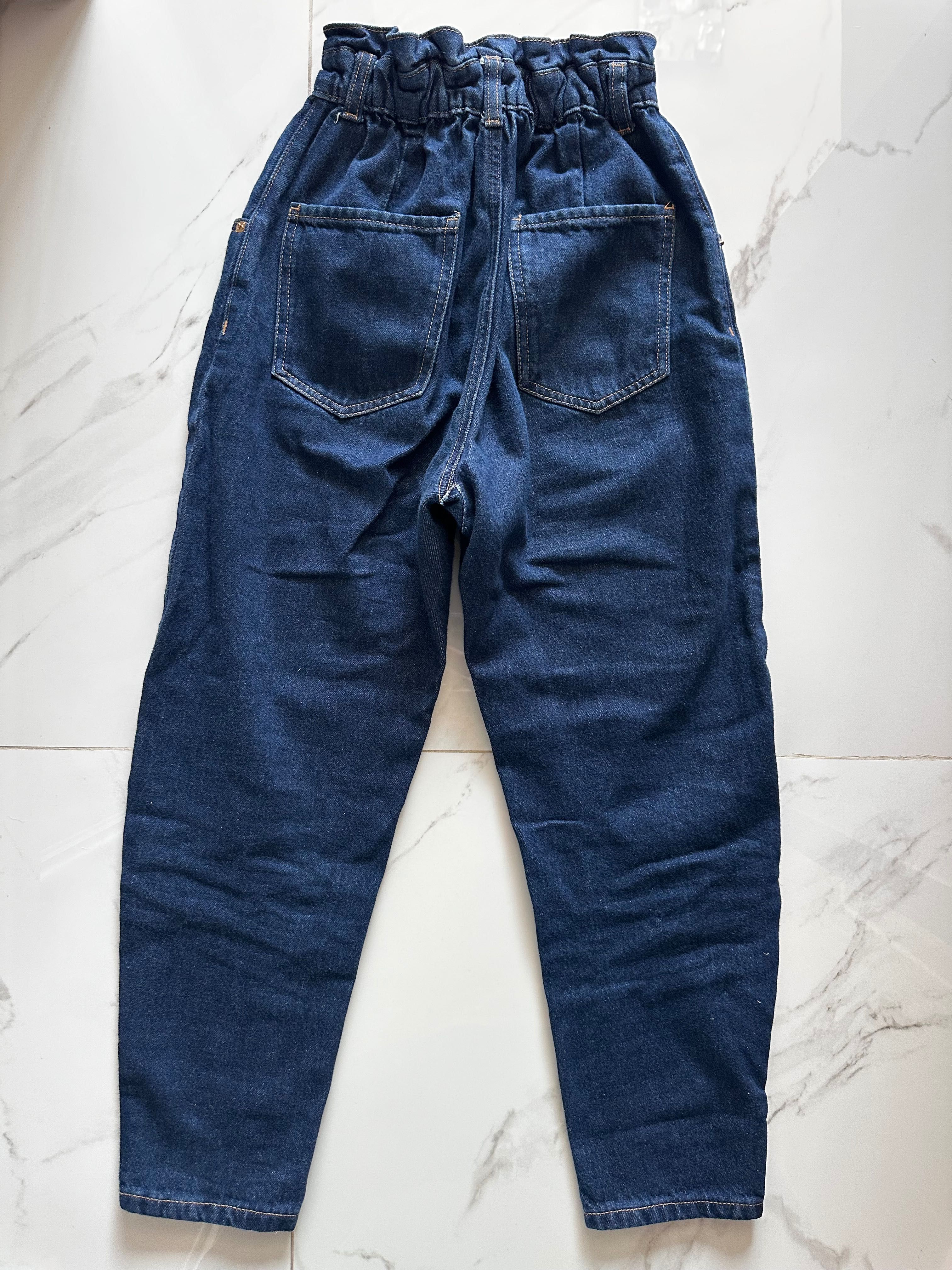 Дамски дънки тип baggy ZARA