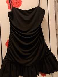 Ефектна малка черна коктейлна рокля ZARA