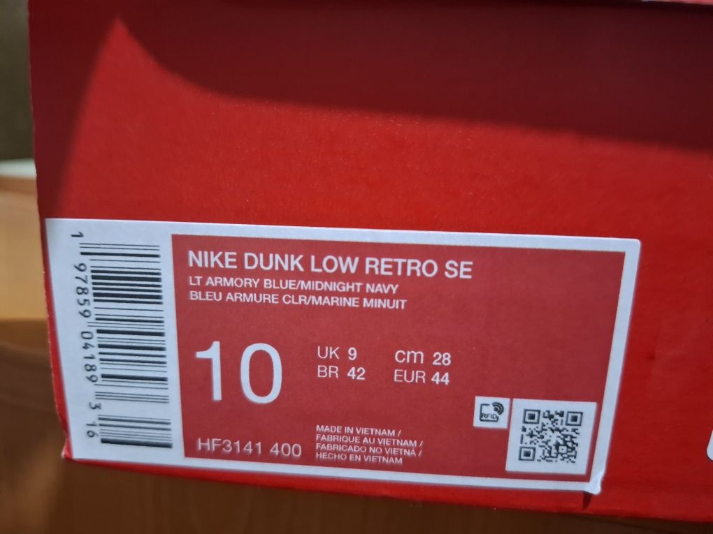 Nike dunk 44 номер