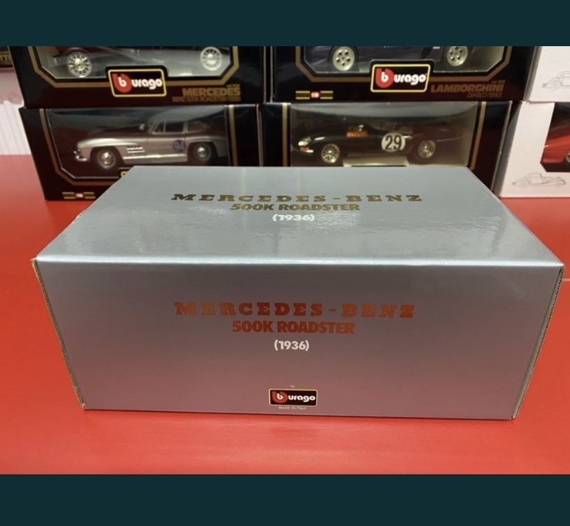 BBURAGO MERCEDES-BENZ 500K ROADSTER macheta de coletie scara 1:18