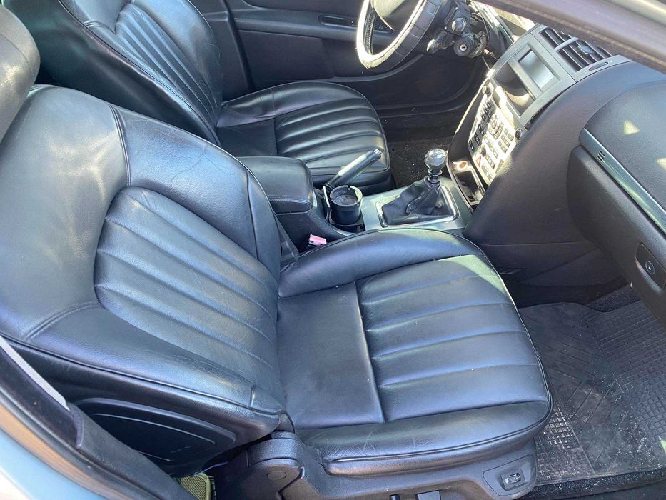 peugeot 407 sw 2.0 hdi кожа на части пежо 407 св комби