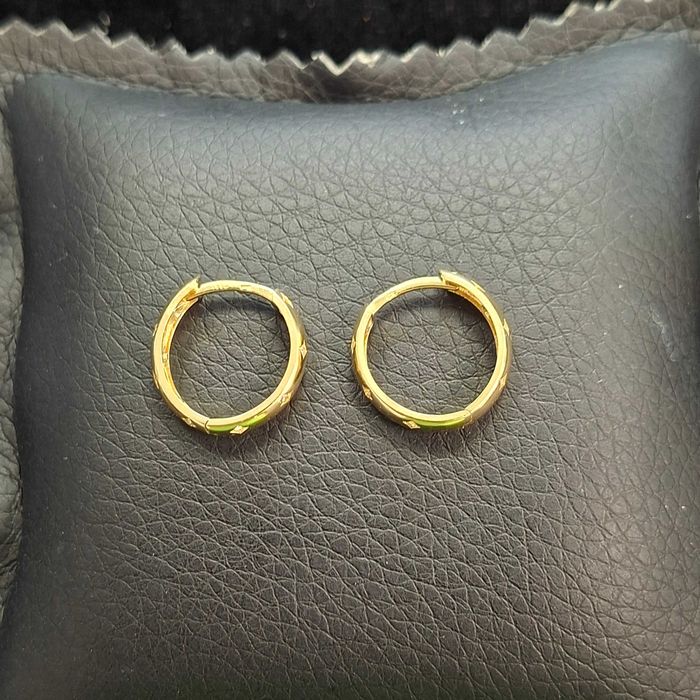 ( B31476.1 / Ag28 Doi Baieti ) Cercei Aur 14K - 2.56 grame / 984 lei