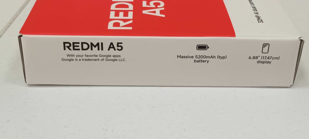 Чисто нов смартфон Xiaomi Redmi A5 Midnight Black черен 3GB 64GB