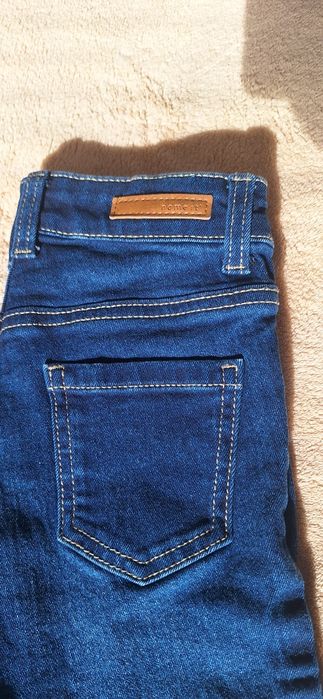 6-7г., 122см, детски дънки, тъмно сини, момиче, Name it