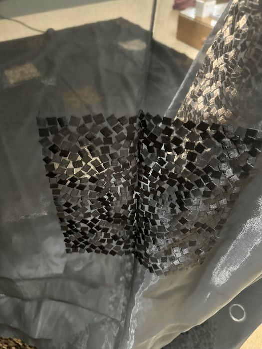 Завеса комбинирана - плътно и прозрачно перде