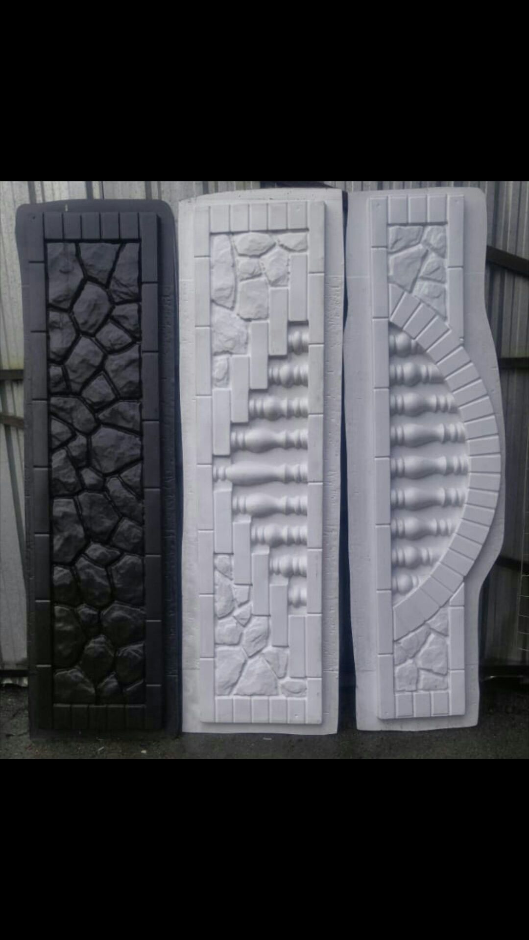 Формы из пластика форма для фасадных панелей, 3Д панелей, Еврозабор