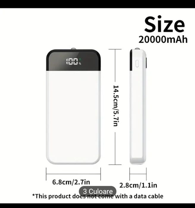 Baterie portabilă externa 20000mah