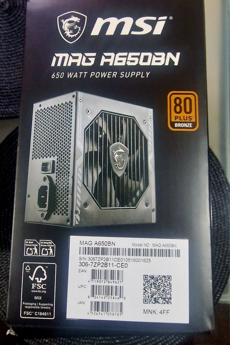 MSI MAG A650BN 650W Bronze