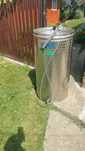 Vand butoi inox cu capac flotant