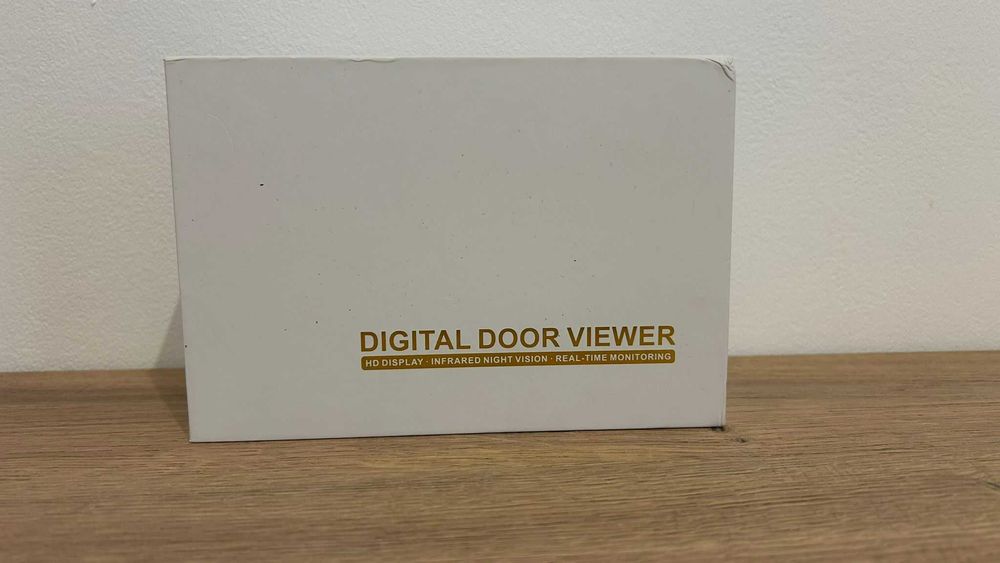 Sonerie video inteligenta WiFi cu unitate interioara LCD, card 32Gb