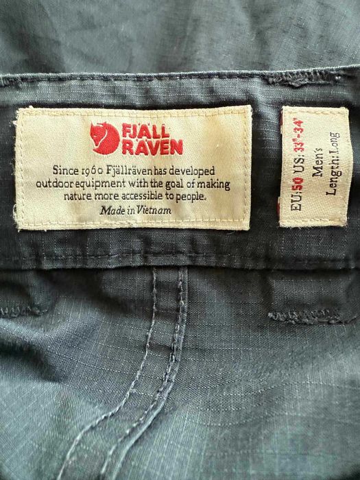 FJALLRAVEN Men's Vardag Lite Trousers MG-1000- ,33-34 размер