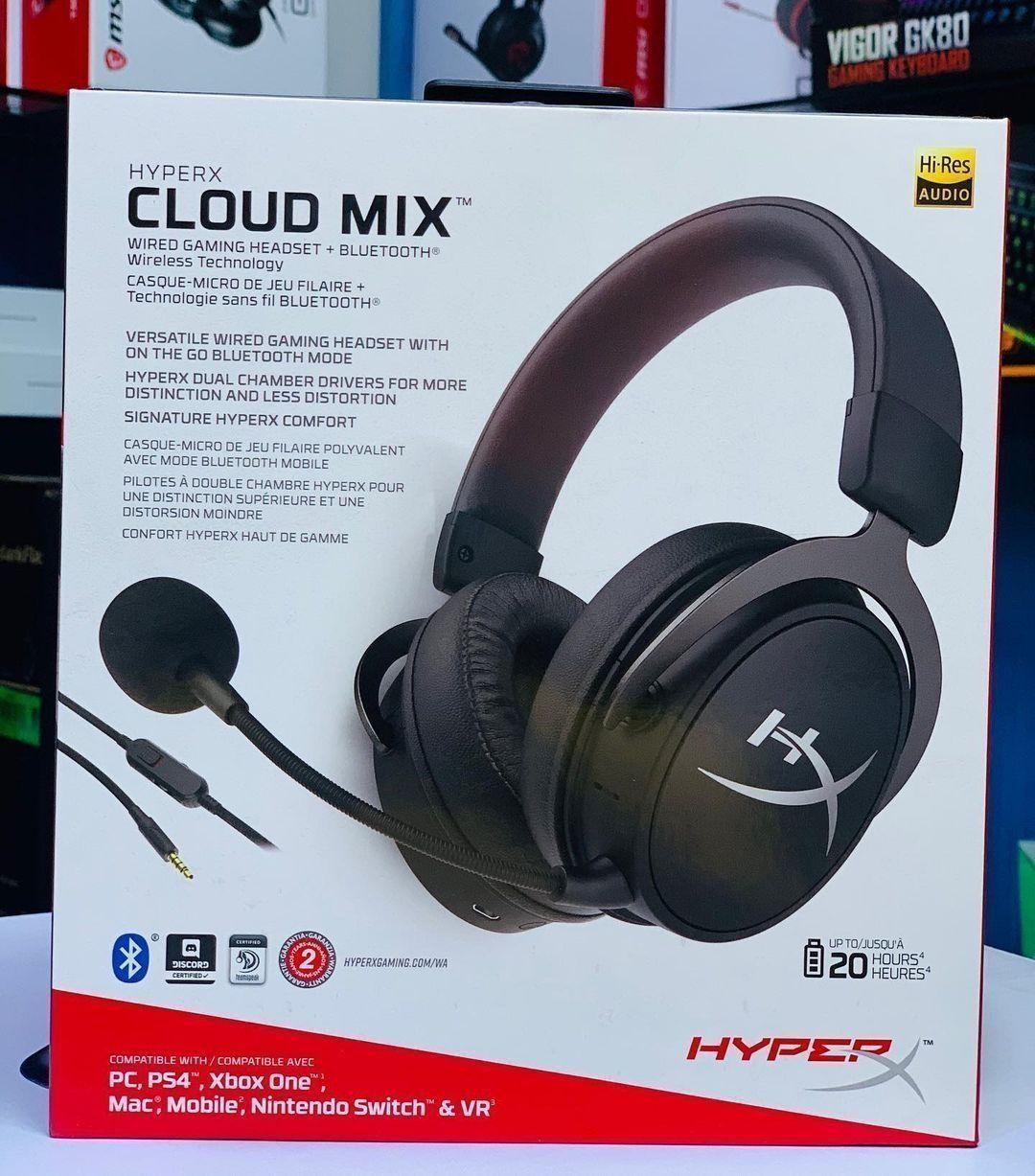 СКИДКА! Hyperx Cloud Mix Bluetooth-Проводные Наушники/Гарнитура/Hi-Res