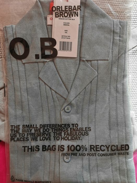 MARON ORLEBAR

Tricou Fairfield Slim-Fit, din mătase și bumbac, cu vâr