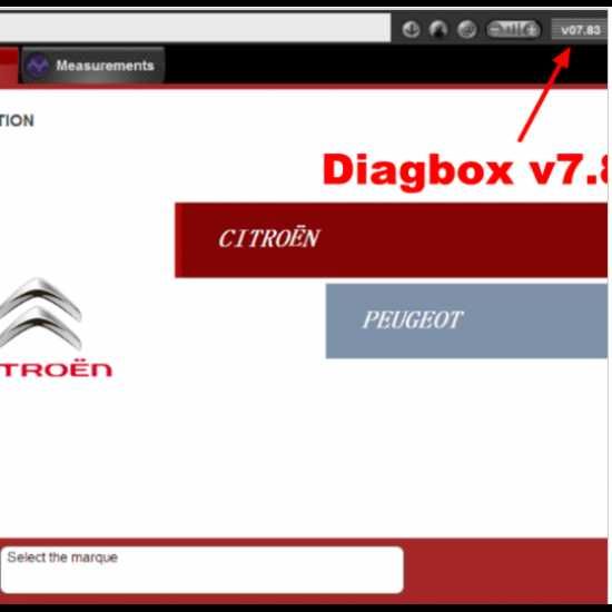Lexia 3 Diagbox V7.83 за Пежо и Ситроен - FULL CHIP 921815C