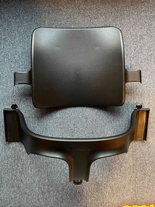 Stokke Tripp Trapp Baby Set и табла за хранене в черно